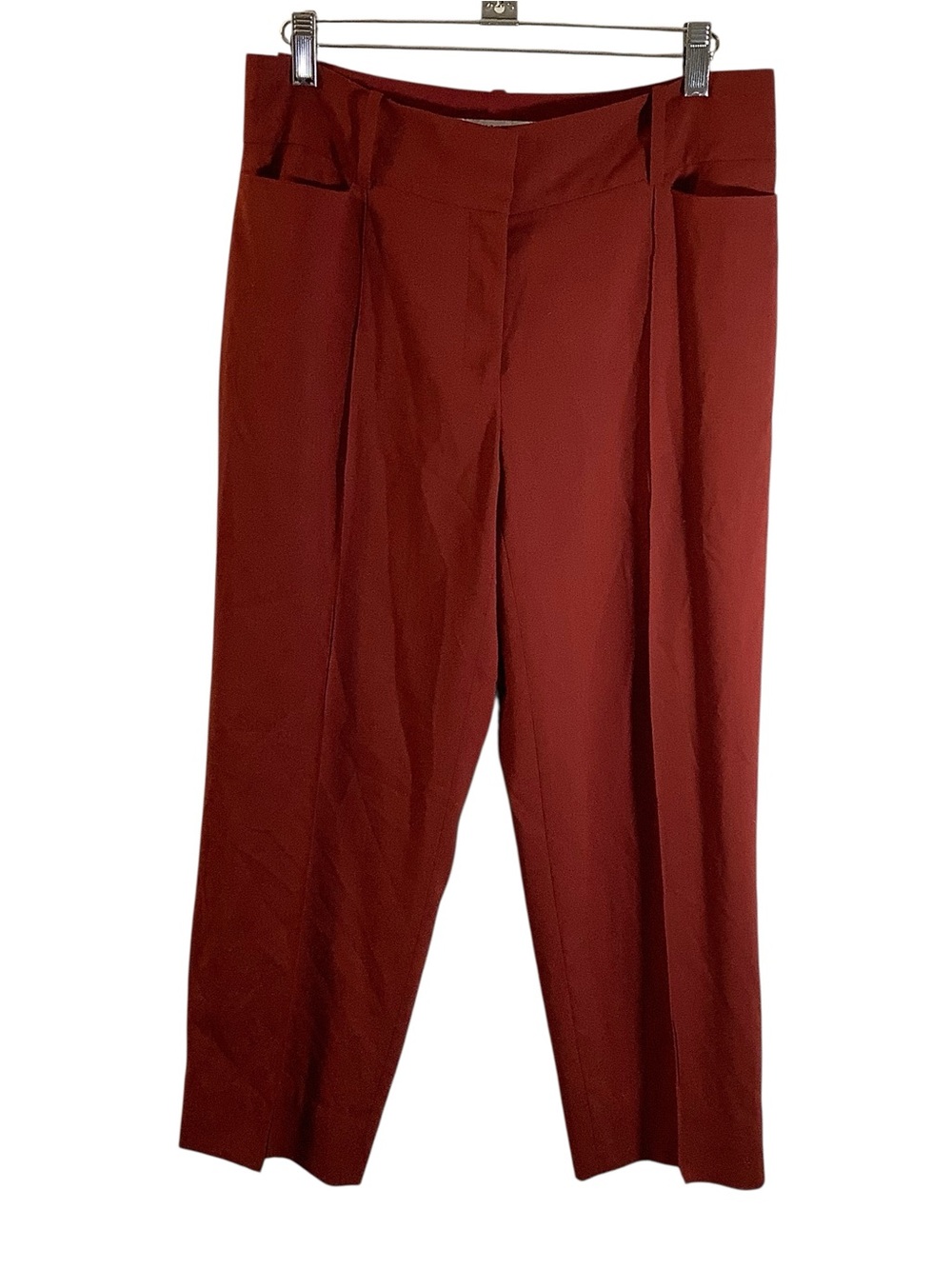 MM Lafleur Rust Red Tailored Trousers